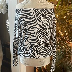 Super soft zebra top